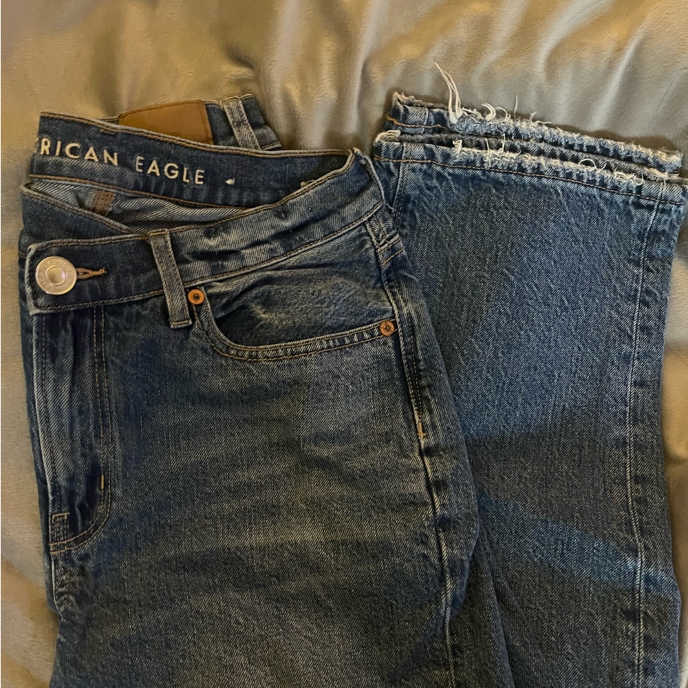 Mercian eagle mid rise crossover jeans
